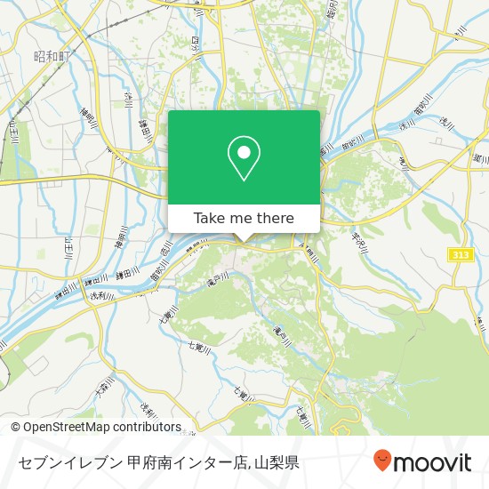 セブンイレブン 甲府南インター店地図