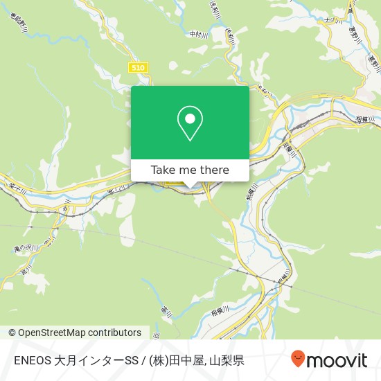 ENEOS 大月インターSS / (株)田中屋地図