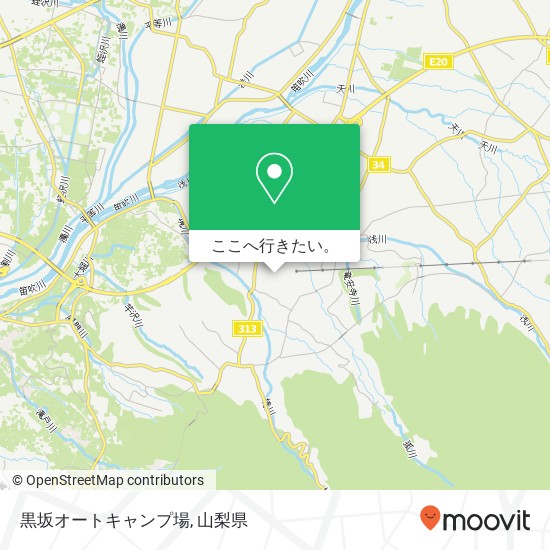 黒坂オートキャンプ場地図