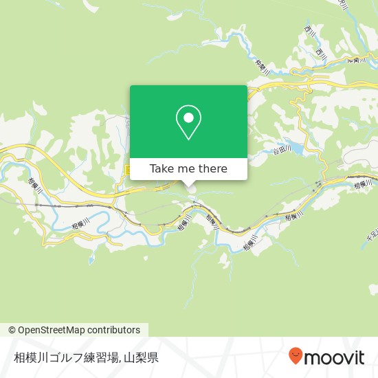 相模川ゴルフ練習場地図