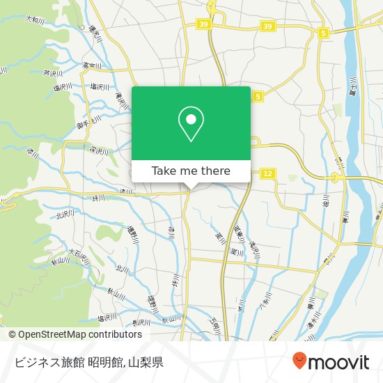 ビジネス旅館 昭明館地図