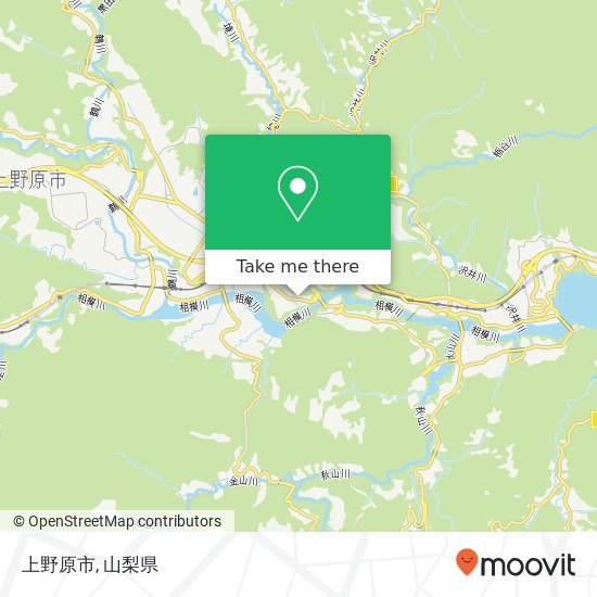 上野原市地図