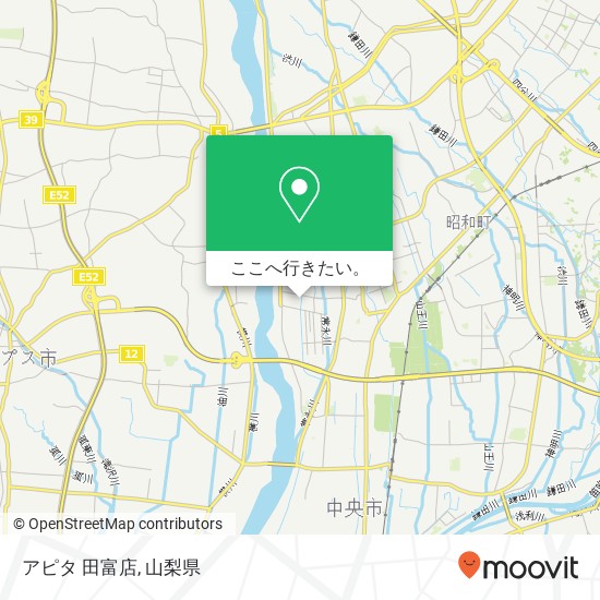 アピタ 田富店地図