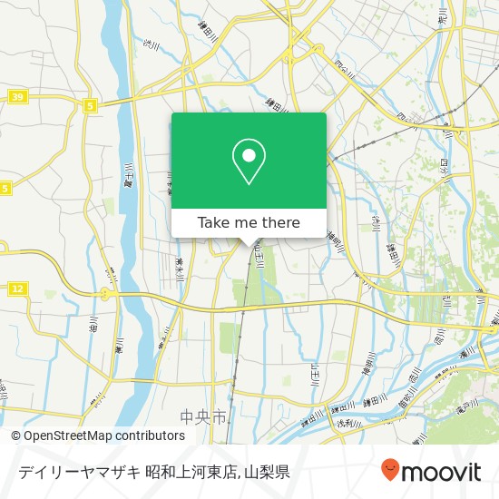 デイリーヤマザキ 昭和上河東店地図