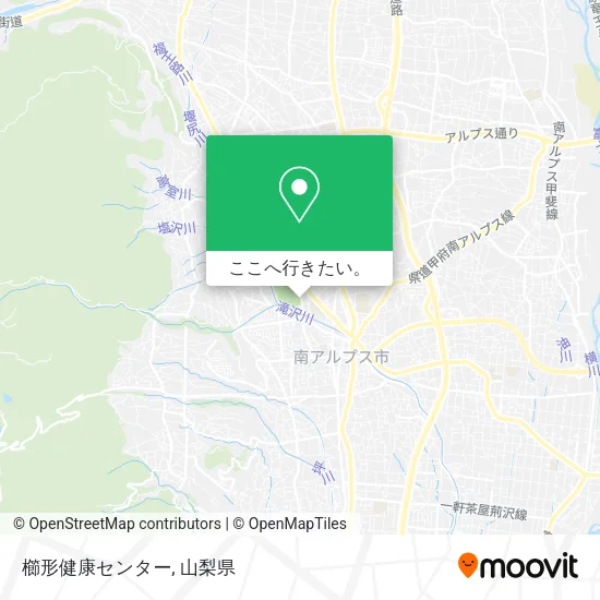 櫛形健康センター地図