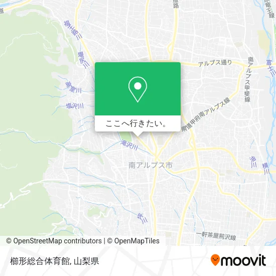 櫛形総合体育館地図