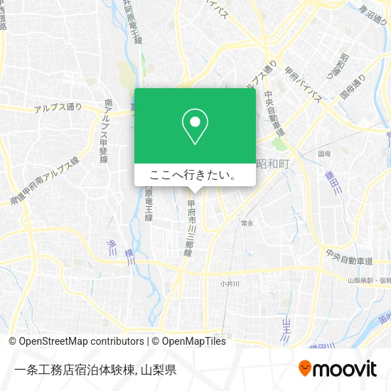 一条工務店宿泊体験棟地図