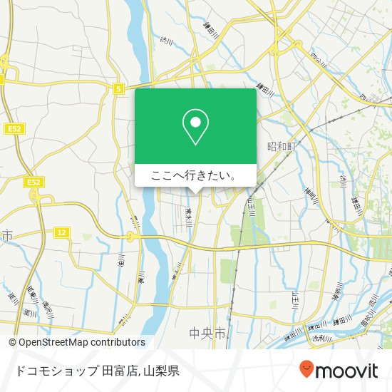 ドコモショップ 田富店地図