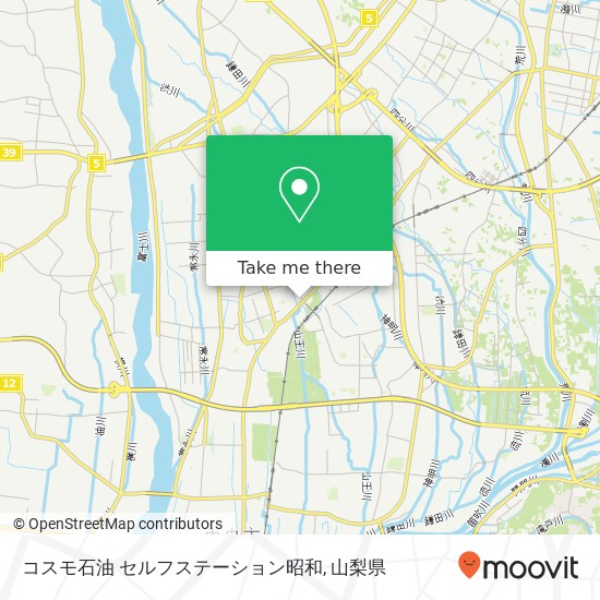 コスモ石油 セルフステーション昭和地図