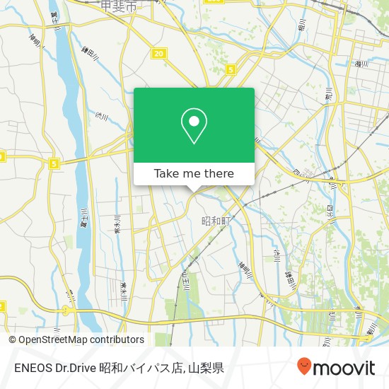 ENEOS Dr.Drive 昭和バイパス店地図