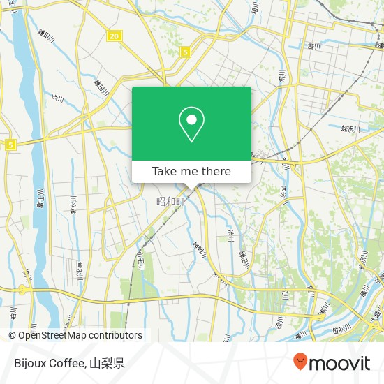 Bijoux Coffee地図