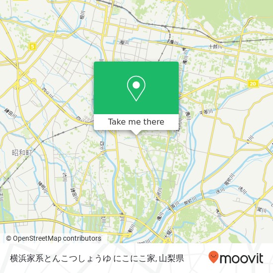 横浜家系とんこつしょうゆ にこにこ家地図