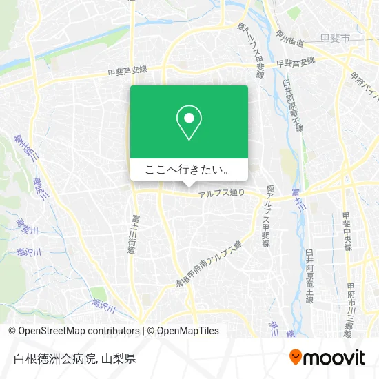 白根徳洲会病院地図