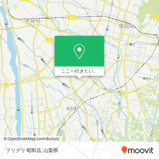 フリグリ 昭和店地図