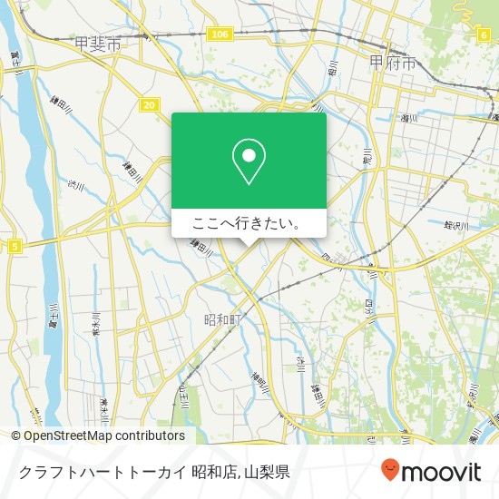 クラフトハートトーカイ 昭和店地図