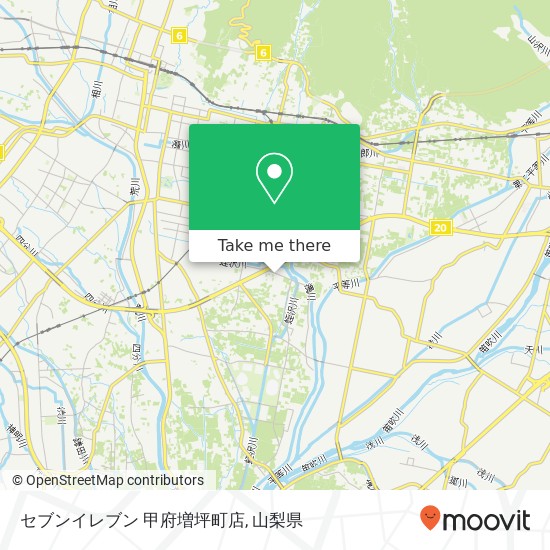 セブンイレブン 甲府増坪町店地図