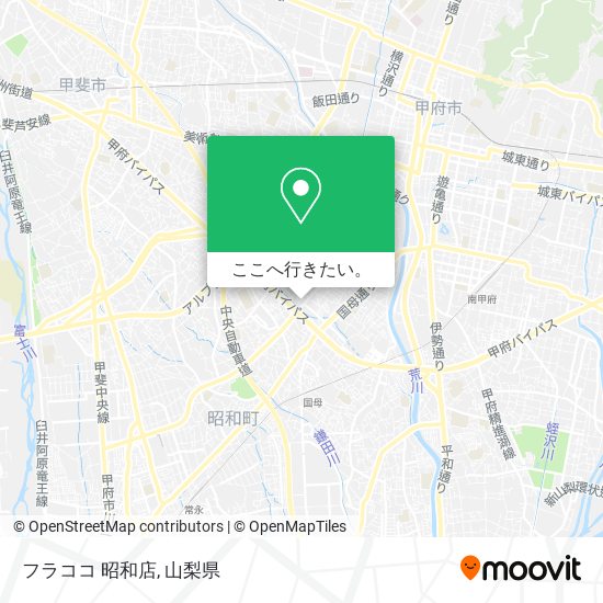 フラココ 昭和店地図