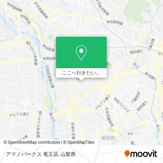 アマノパークス 竜王店地図