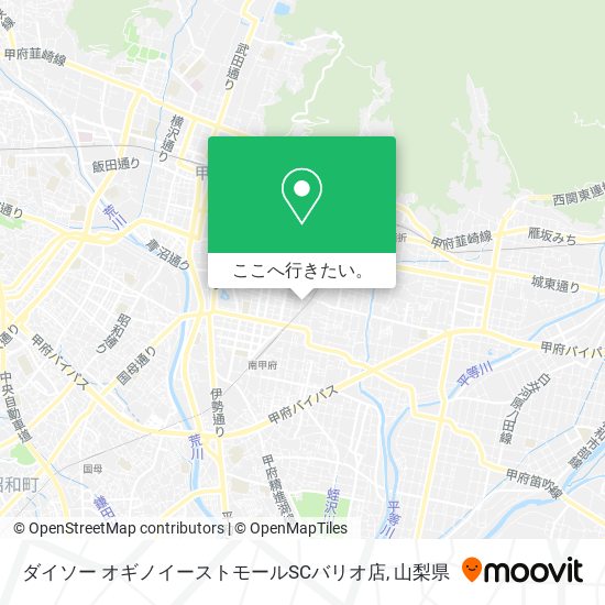 ダイソー オギノイーストモールSCバリオ店地図