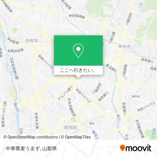 中華蕎麦うゑず地図