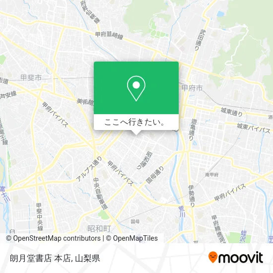 朗月堂書店 本店地図