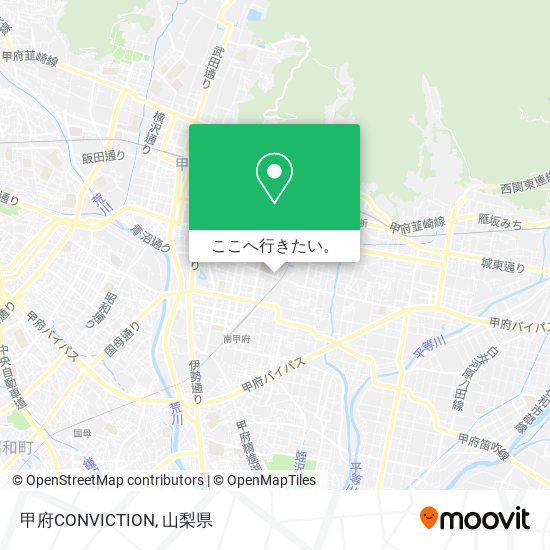 甲府CONVICTION地図