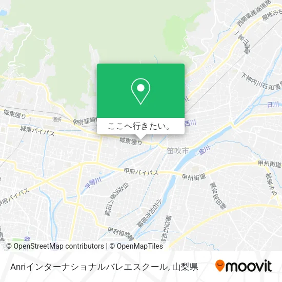 Anriインターナショナルバレエスクール地図