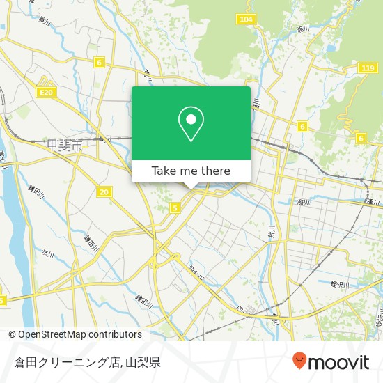 倉田クリーニング店地図