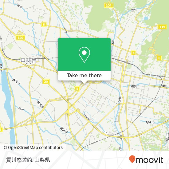 貢川悠遊館地図