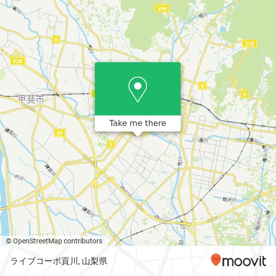 ライブコーポ貢川地図