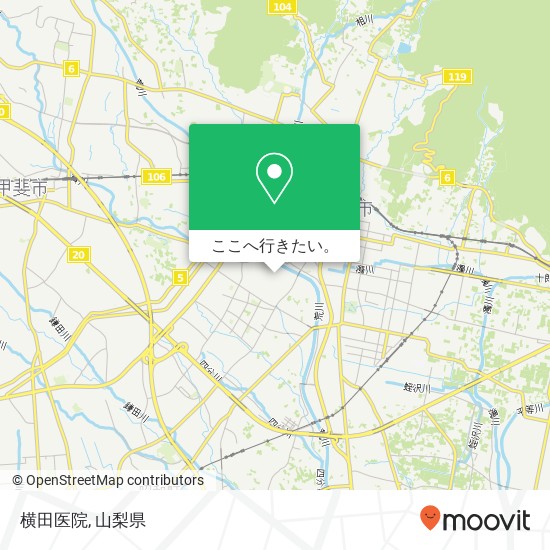 横田医院地図