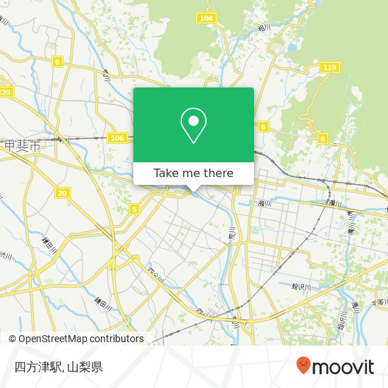 四方津駅地図