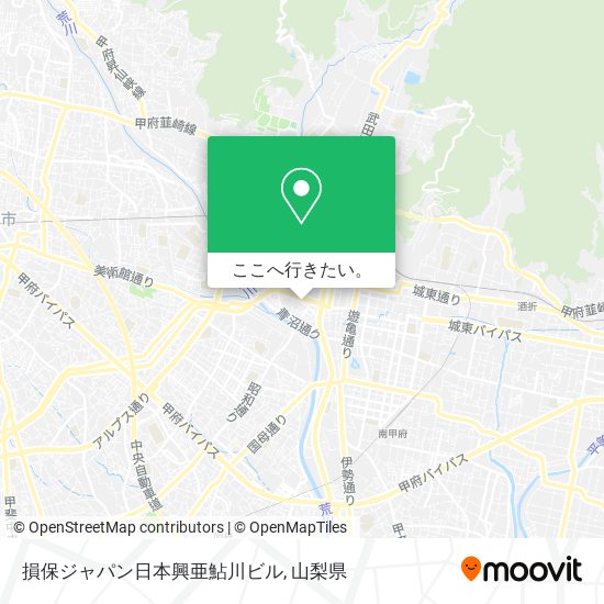 損保ジャパン日本興亜鮎川ビル地図