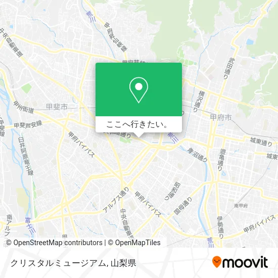 クリスタルミュージアム地図