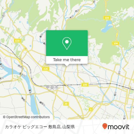 カラオケ ビッグエコー 敷島店地図