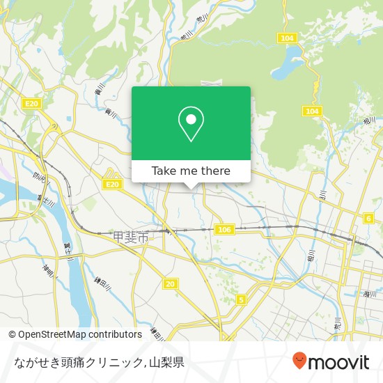 ながせき頭痛クリニック地図