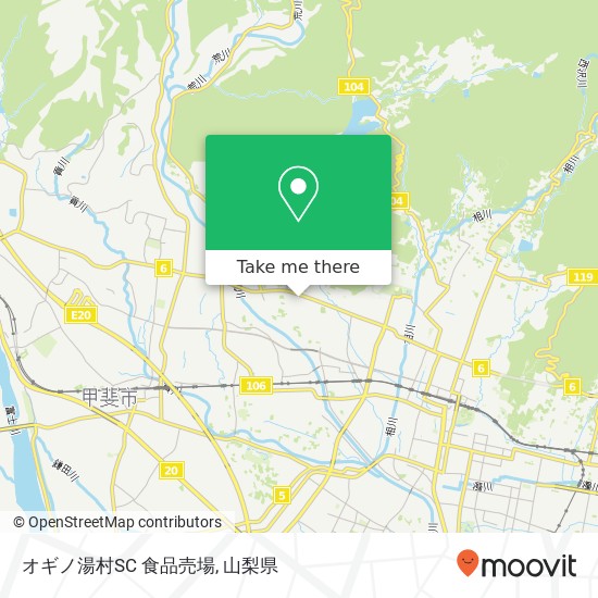 オギノ湯村SC 食品売場地図