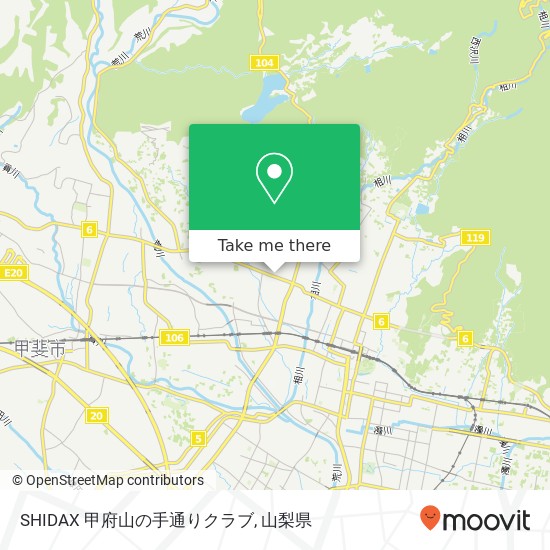 SHIDAX 甲府山の手通りクラブ地図