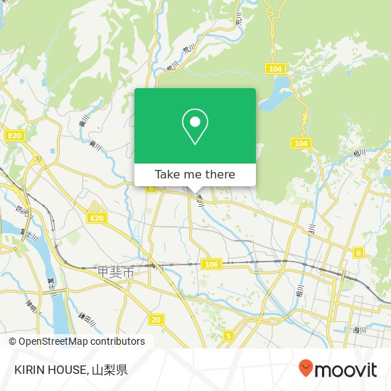 KIRIN HOUSE地図