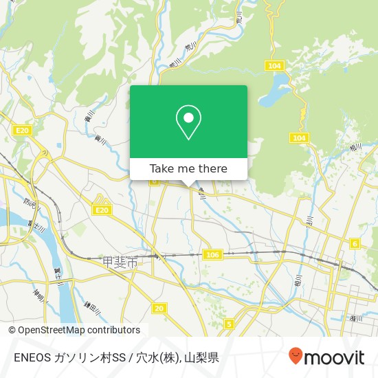 ENEOS ガソリン村SS / 穴水(株)地図