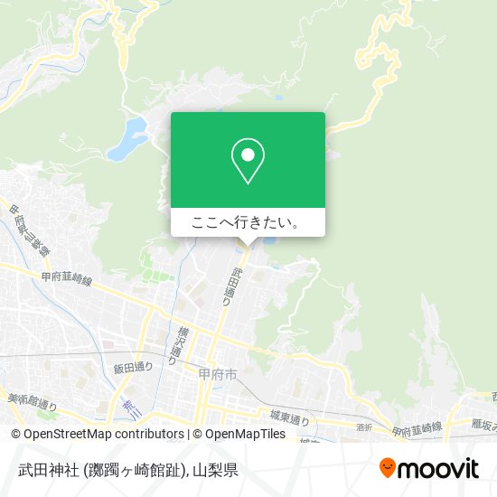 武田神社 (躑躅ヶ崎館趾)地図
