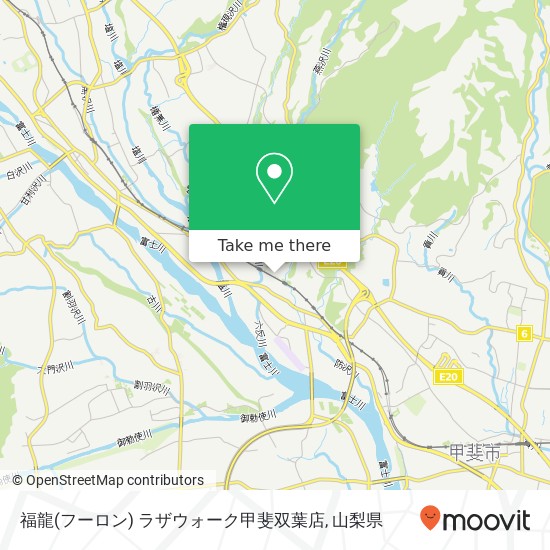 福龍(フーロン) ラザウォーク甲斐双葉店地図