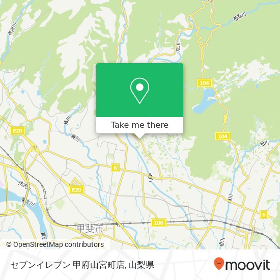 セブンイレブン 甲府山宮町店地図