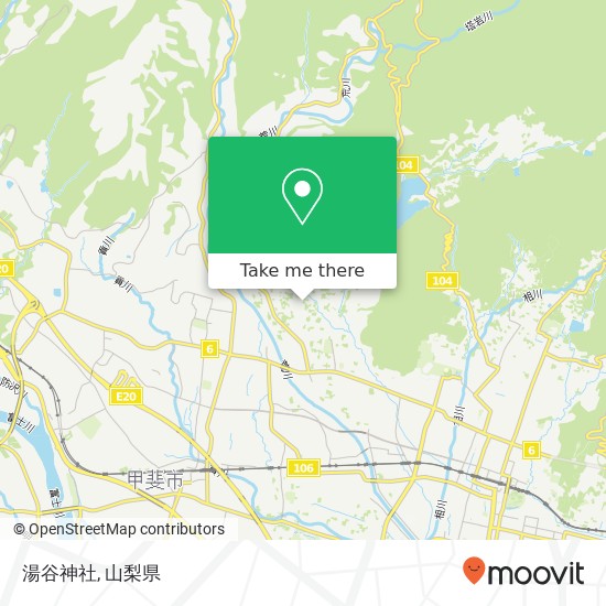 湯谷神社地図