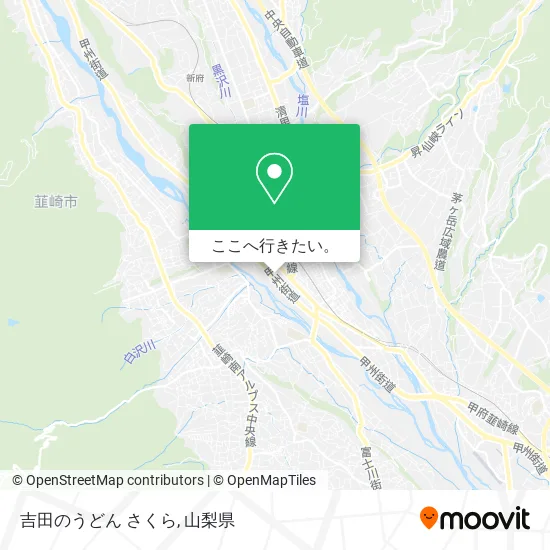 吉田のうどん さくら地図