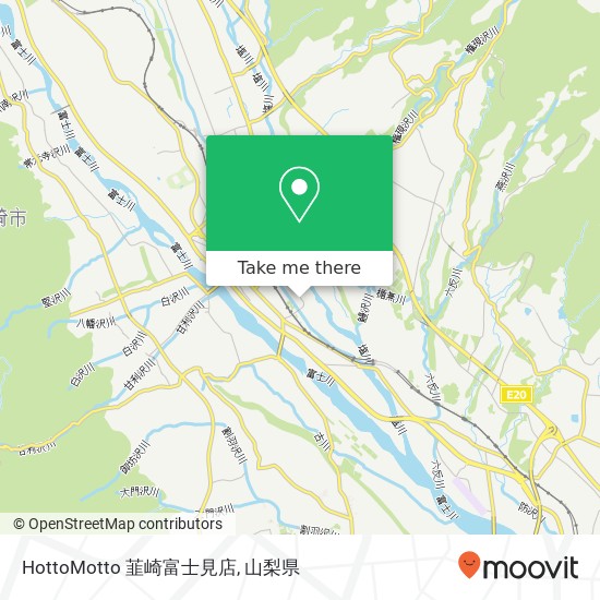 HottoMotto 韮崎富士見店地図