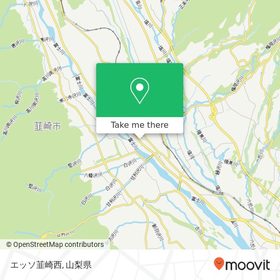 エッソ韮崎西地図