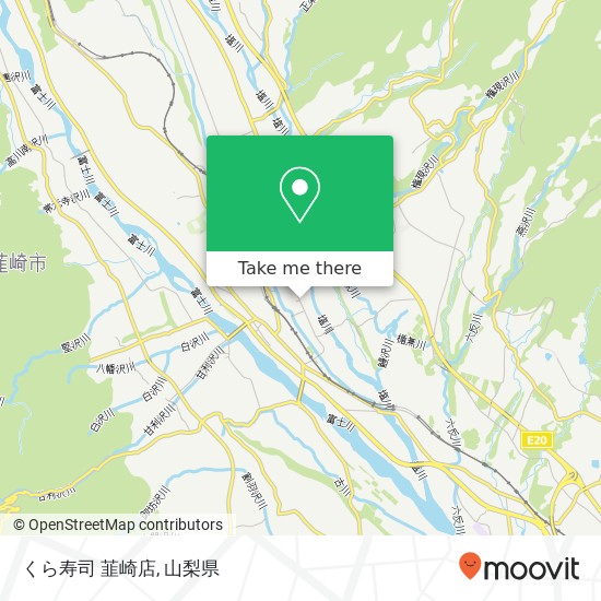 くら寿司 韮崎店地図