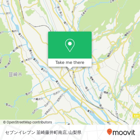 セブンイレブン 韮崎藤井町南店地図