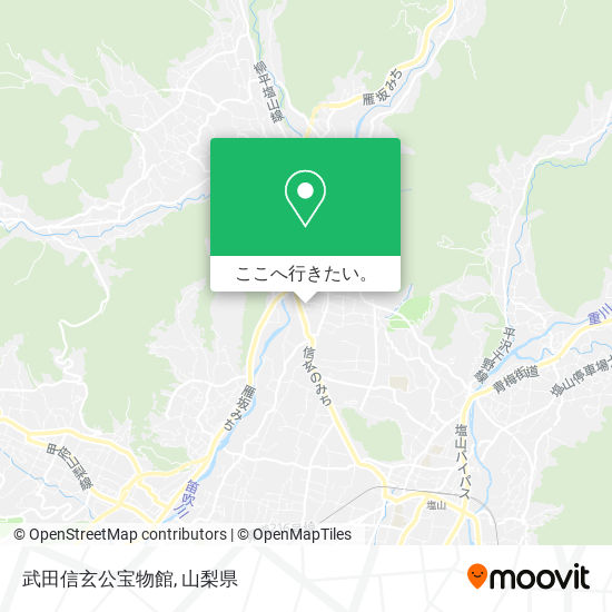 武田信玄公宝物館地図